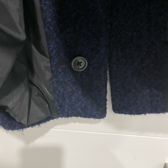 Anne Klein Midnight Blue Pea Coat - Picture 6 of 6